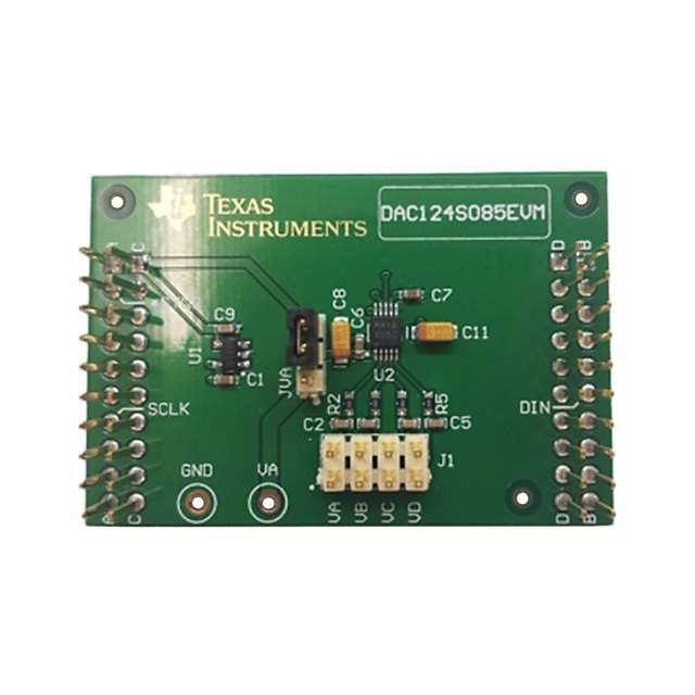 DAC124S085EVM Texas Instruments  Cartes d'évaluation - Convertisseurs numériques-analogiques (DAC)